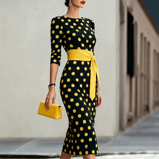 Neck Pencil Bodycon Formal Work Office Party Dres